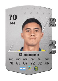 Lautaro Giaccone Common 70 OVR