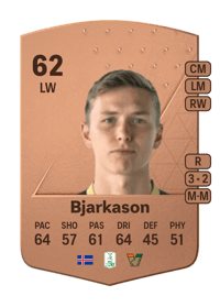 Bjarki Steinn Bjarkason Common 62 OVR
