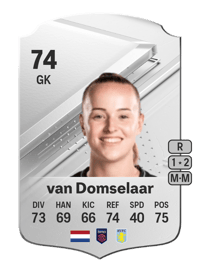 Daphne van Domselaar Rare 74 OVR