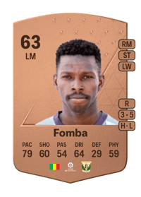 Issa Fomba Common 63 OVR