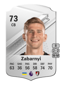Illia Zabarnyi Rare 73 OVR