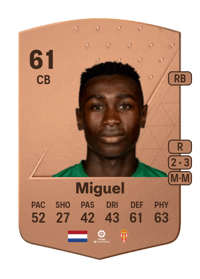 Leonel Miguel Common 61 OVR