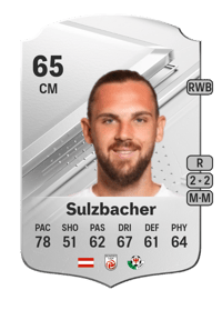 Lukas Sulzbacher Rare 65 OVR