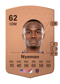 Moses Nyeman Common 62 OVR