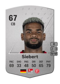 Jamil Siebert Common 67 OVR