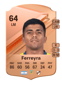 Luciano Ferreyra Rare 64 OVR