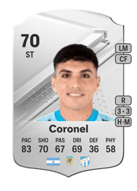 Mateo Coronel Rare 70 OVR