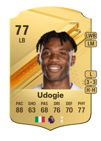 Destiny Iyenoma Udogie Rare 77 OVR