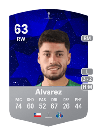 Gonzalo Álvarez CONMEBOL Sudamericana 63 OVR