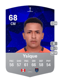 Frank Ysique CONMEBOL Sudamericana 68 OVR