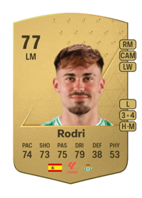 Rodri Common 77 OVR