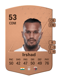 Mohammed Irshad Common 53 OVR