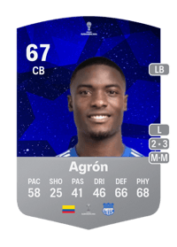 David Agrón CONMEBOL Sudamericana 67 OVR