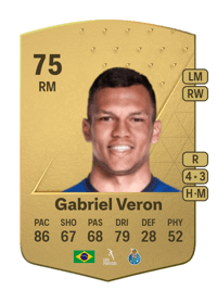 Gabriel Veron Common 75 OVR