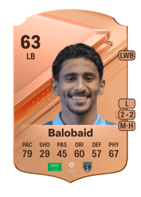Saad Balobaid Rare 63 OVR