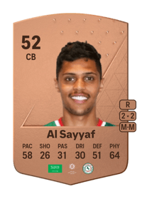 Hamad Al Sayyaf Common 52 OVR