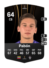Steven Pabón CONMEBOL Libertadores 64 OVR