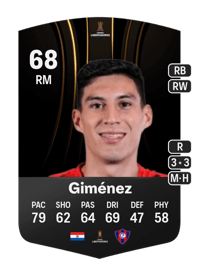 Enzo Giménez CONMEBOL Libertadores 68 OVR