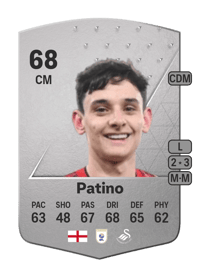 Charlie Patino Common 68 OVR