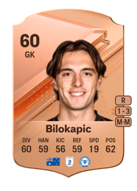Nicholas Bilokapic Rare 60 OVR
