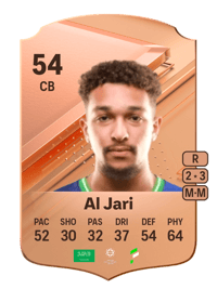 Ziyad Al Jari Rare 54 OVR
