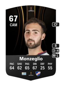 Manuel Monzeglio CONMEBOL Libertadores 67 OVR