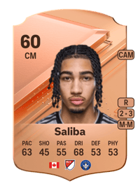 Nathan-Dylan Saliba Rare 60 OVR