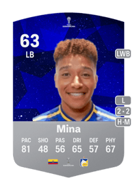 Jonnathan Mina CONMEBOL Sudamericana 63 OVR