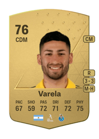 Alan Varela Common 76 OVR