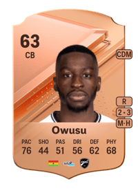 Solomon Owusu Rare 63 OVR