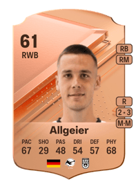 Bastian Allgeier Rare 61 OVR
