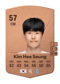 Kim Hee Seung Common 57 OVR
