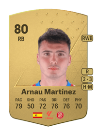 Arnau Martínez Common 80 OVR