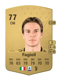 Nicolò Fagioli Common 77 OVR