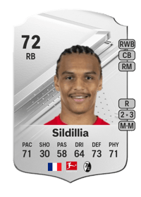 Kiliann Sildillia Rare 72 OVR