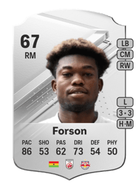 Amankwah Forson Rare 67 OVR