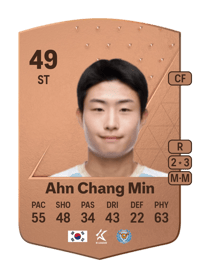 Ahn Chang Min Common 49 OVR