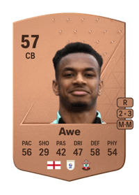 Zach Awe Common 57 OVR