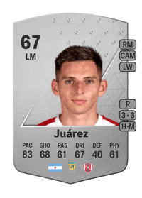Daniel Eduardo Juárez Common 67 OVR