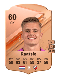 Calvin Raatsie Rare 60 OVR