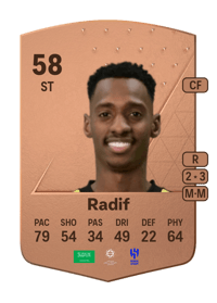 Abdullah Radif Common 58 OVR