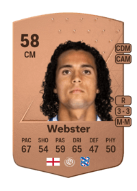 Charlie Webster Common 58 OVR