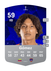 Santiago Gómez CONMEBOL Sudamericana 59 OVR