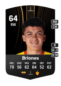 Ronald Briones CONMEBOL Libertadores 64 OVR