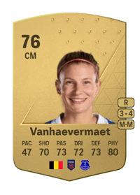 Justine Vanhaevermaet Common 76 OVR