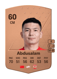 Sabit Abdusalam Common 60 OVR