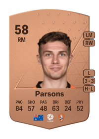 Alex Parsons Common 58 OVR