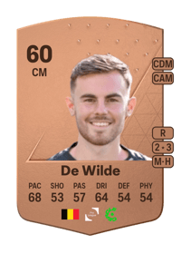 Nils De Wilde Common 60 OVR