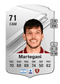 Agustín Martegani Rare 71 OVR