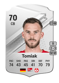 Boris Tomiak Rare 70 OVR